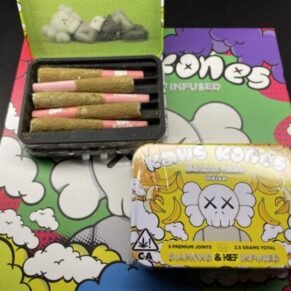KAWS KONES PREROLLS BANANA KUSH